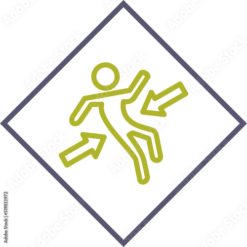 Crush Zone Vector Icon