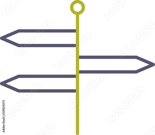 Directions Vector Icon