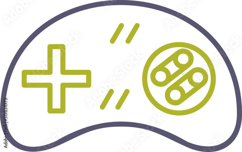 Unique Gaming Control Vector Icon