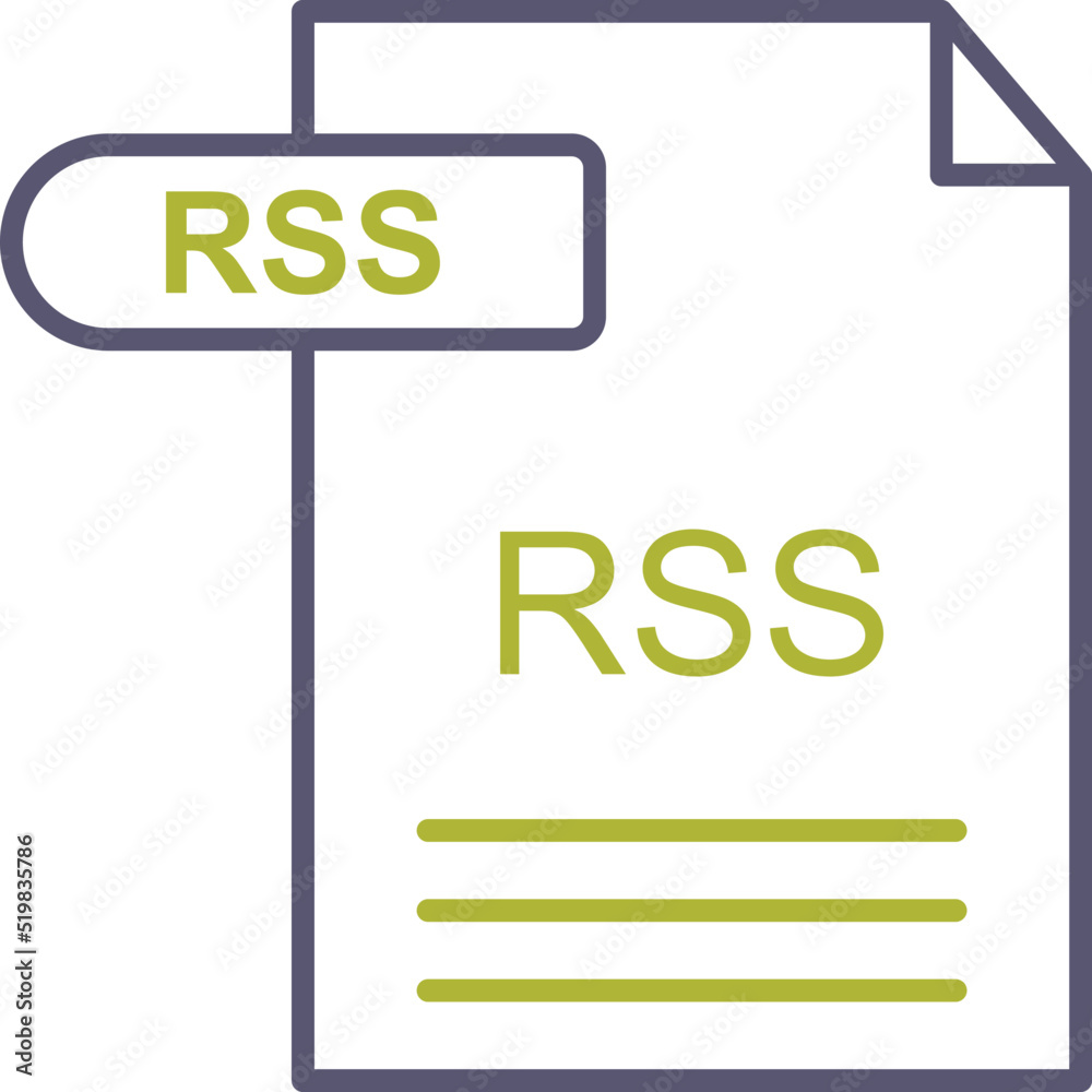 Obraz premium RSS Icon