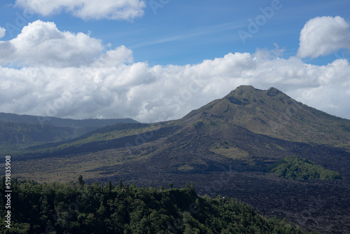 Mount Batur, vulcano in the near of Kintamani in Bali, Indonesia