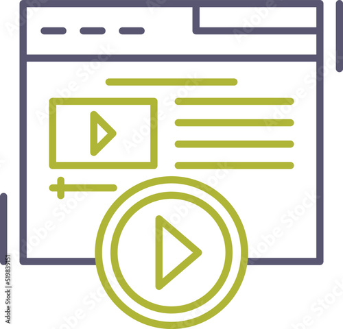 Video Content Icon