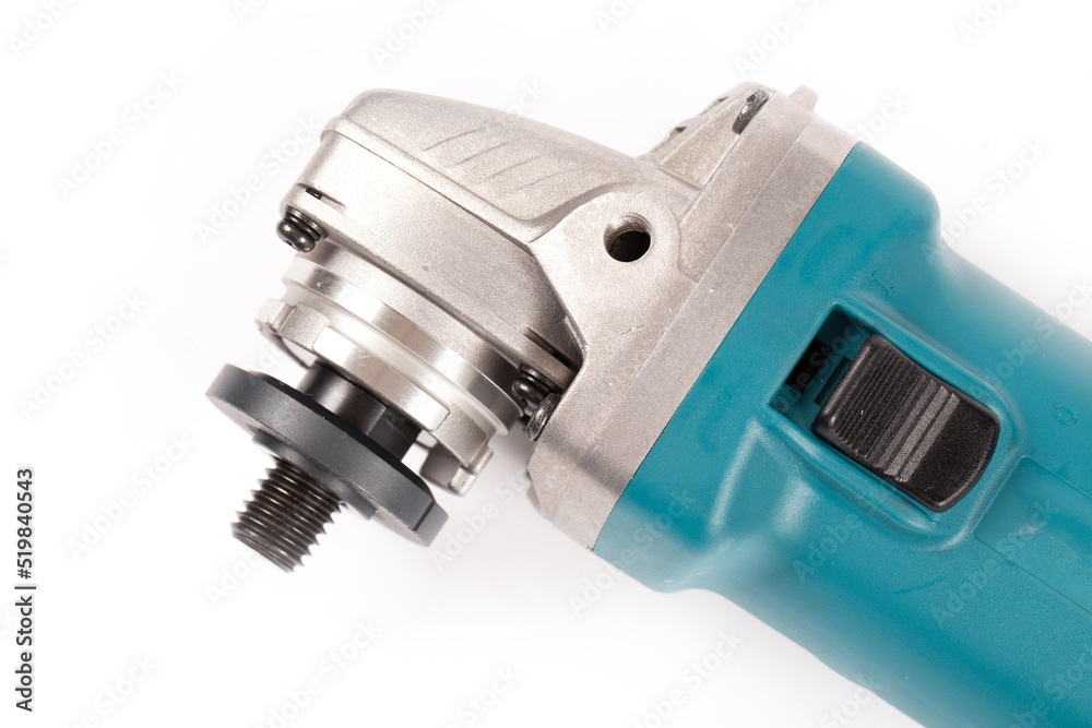 Angle grinder on the white background Angle grinder on the white background