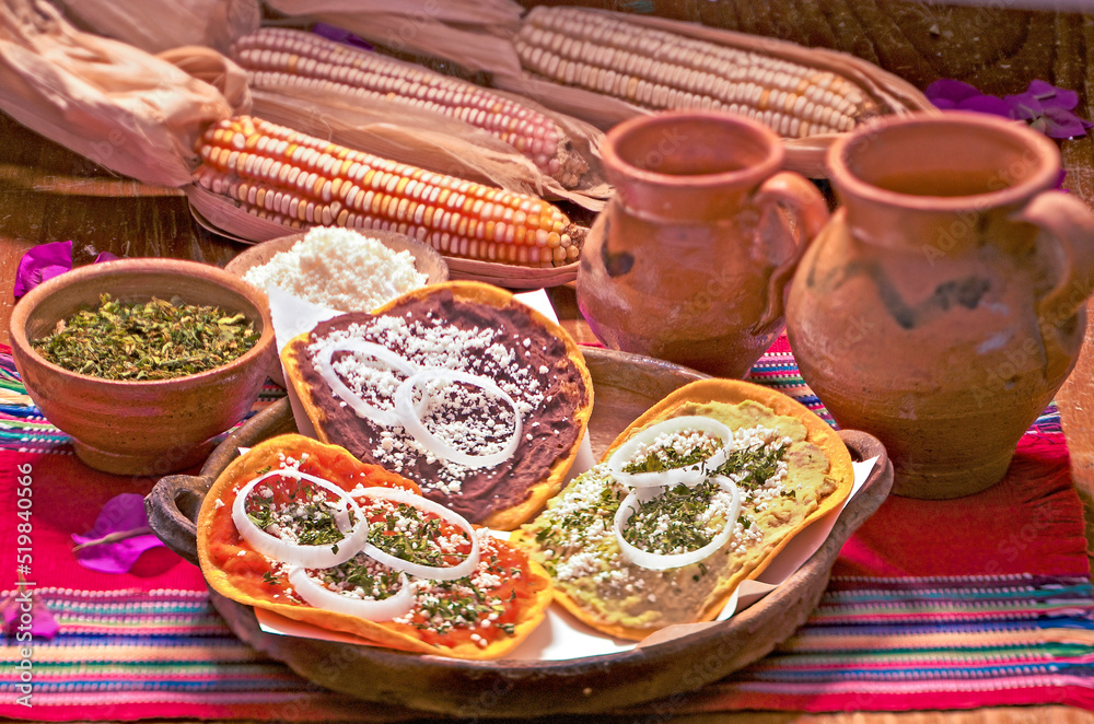 Traditional Guatemalan tostadas. Traditional Guatemalan tostadas.