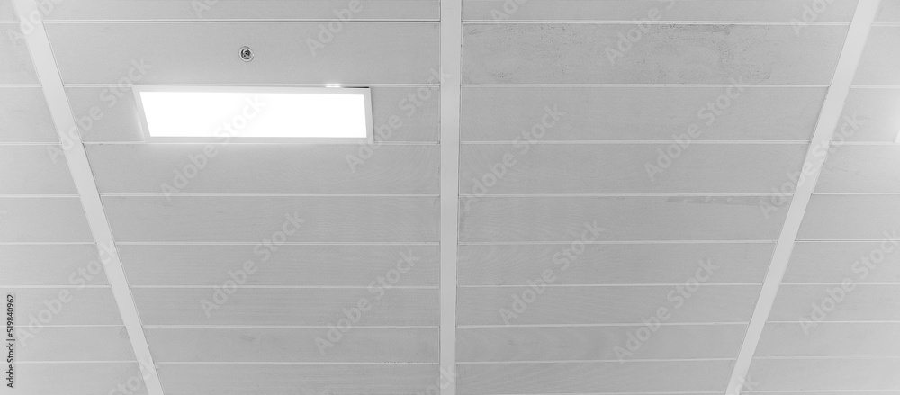 Obraz premium fluorescent lamp on ceiling