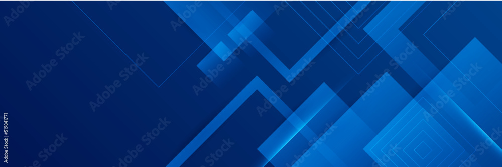 Blue abstract vector long banner. Minimal background with arrows and copy space for text. Social media cover and web banner template Blue abstract vector long banner. Minimal background with arrows and copy space for text. Social media cover and web banner template