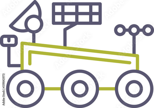 Mars Rover Icon