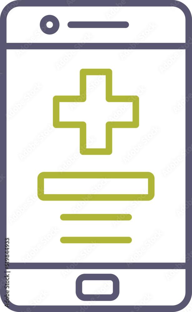 Fototapeta premium Medical App Icon