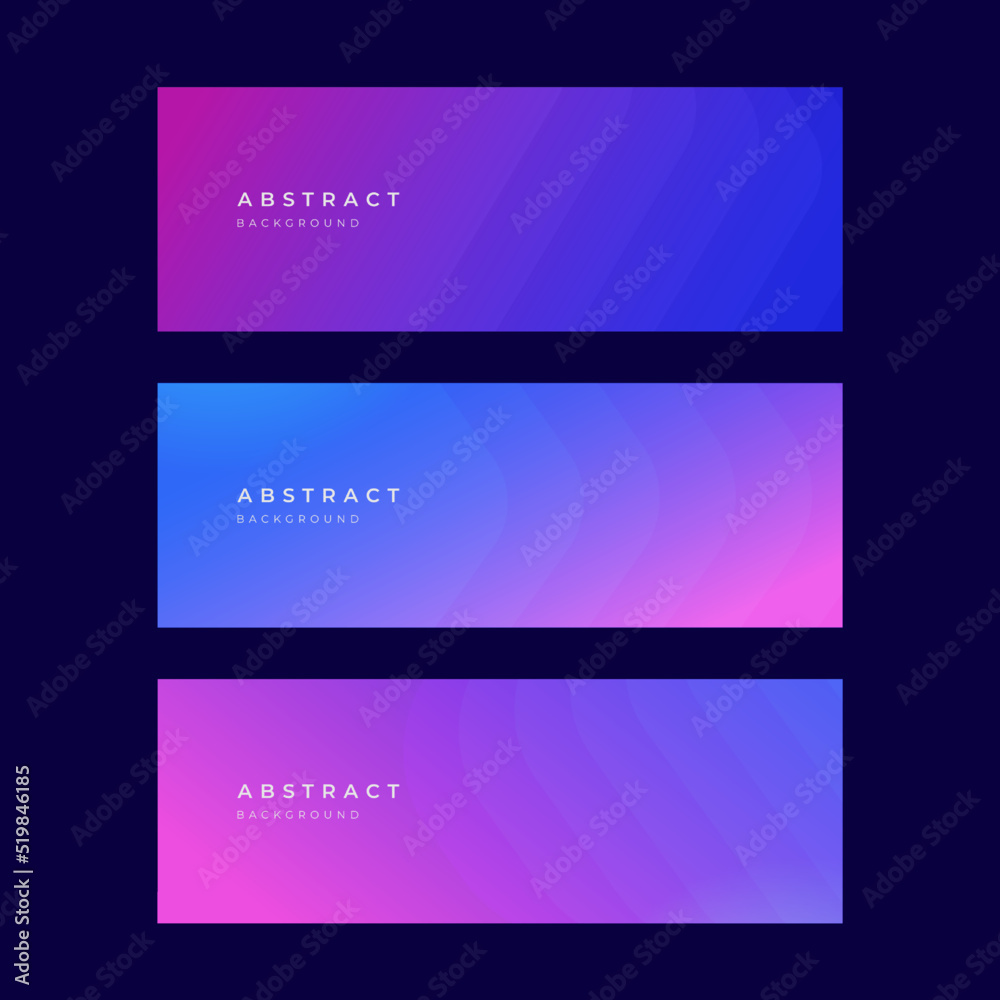Set Banners Modern abstract background design for business
