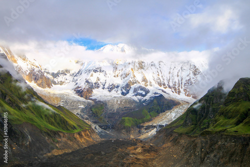 Annapurna peak landscape with snow II