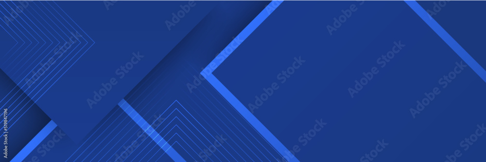 Blue abstract vector long banner. Minimal background with arrows and copy space for text. Social media cover and web banner template Blue abstract vector long banner. Minimal background with arrows and copy space for text. Social media cover and web banner template