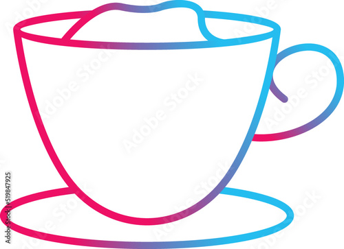 Creamy Coffee Vector Icon
