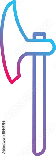Unique Axe Vector Icon