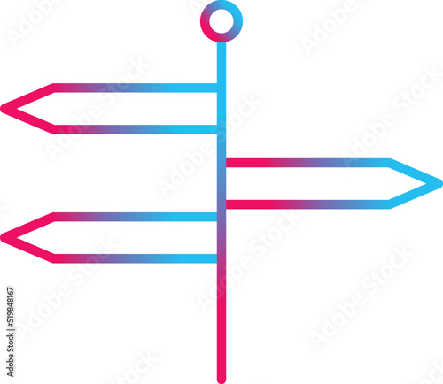 Directions Vector Icon