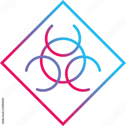 Biological Hazard Vector Icon