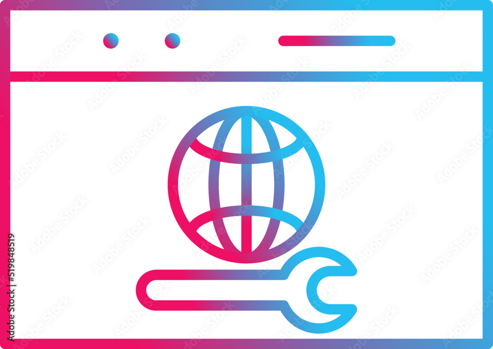 Unique Web Support Vector Icon Unique Web Support Vector Icon