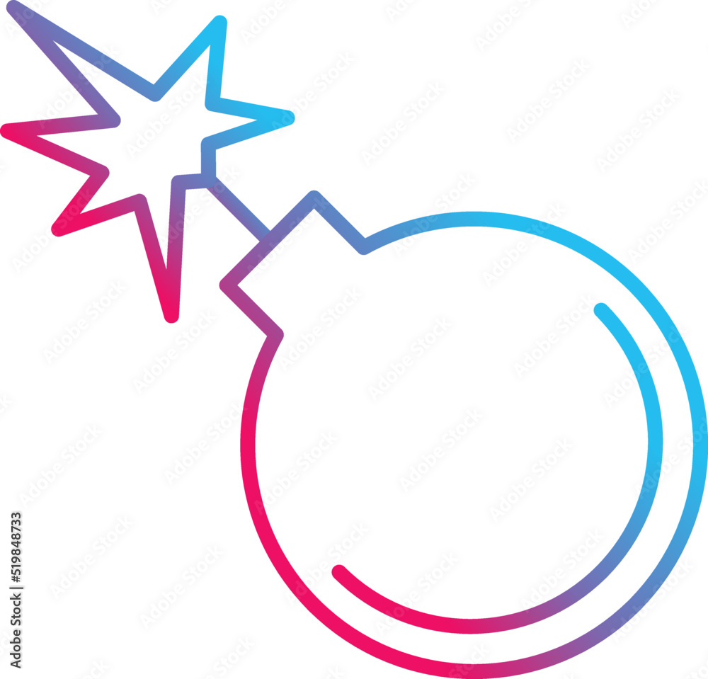Danger of Explosion Vector Icon Danger of Explosion Vector Icon
