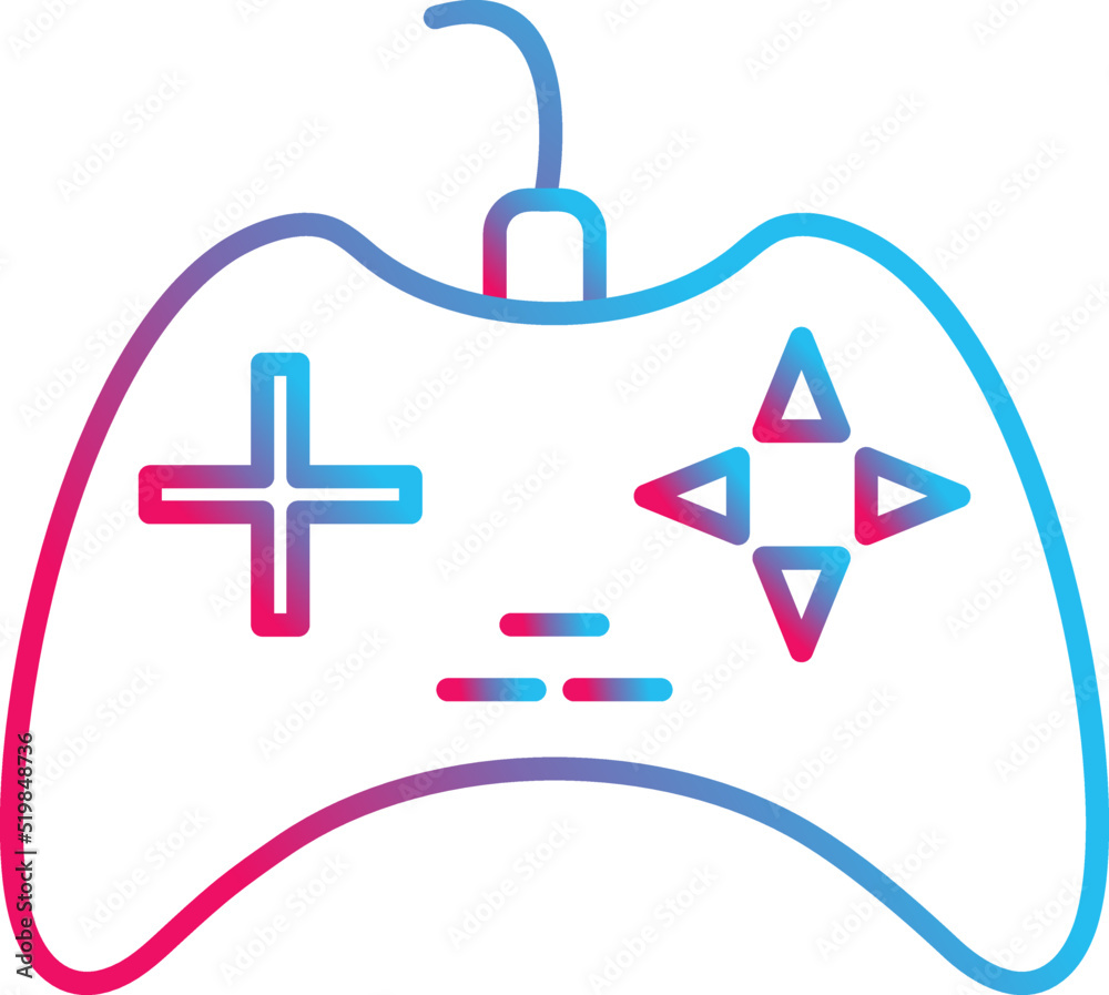 Unique Gaming Console Vector Icon Unique Gaming Console Vector Icon