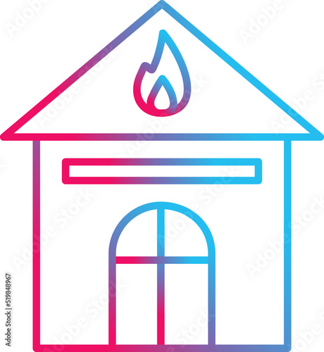 Unique Fire Brigade Vector Icon