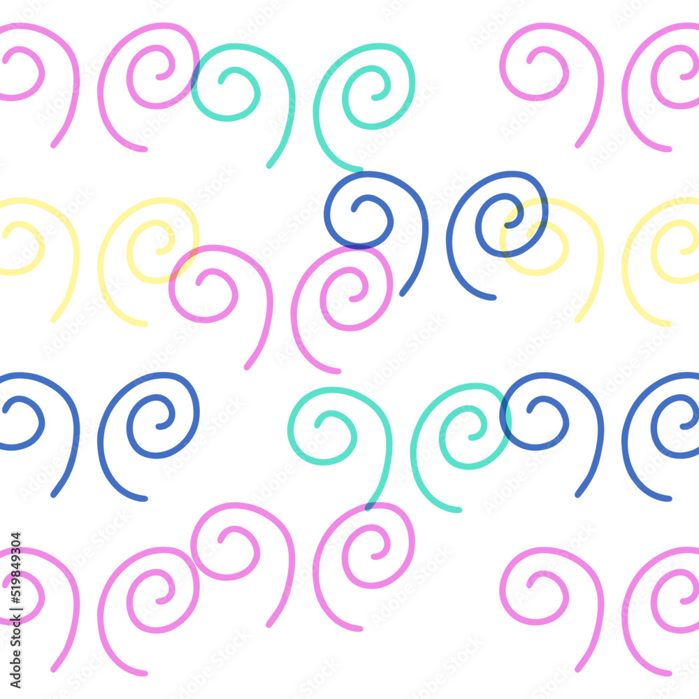 Swirl icon vector illustration. Seamless pattern. Hand drawn colorful design. Safety wind concept. Isolated graphic symbol. Autumn art sign. Brushstroke pictogram. Many doodle curve stroke Swirl icon vector illustration. Seamless pattern. Hand drawn colorful design. Safety wind concept. Isolated graphic symbol. Autumn art sign. Brushstroke pictogram. Many doodle curve stroke