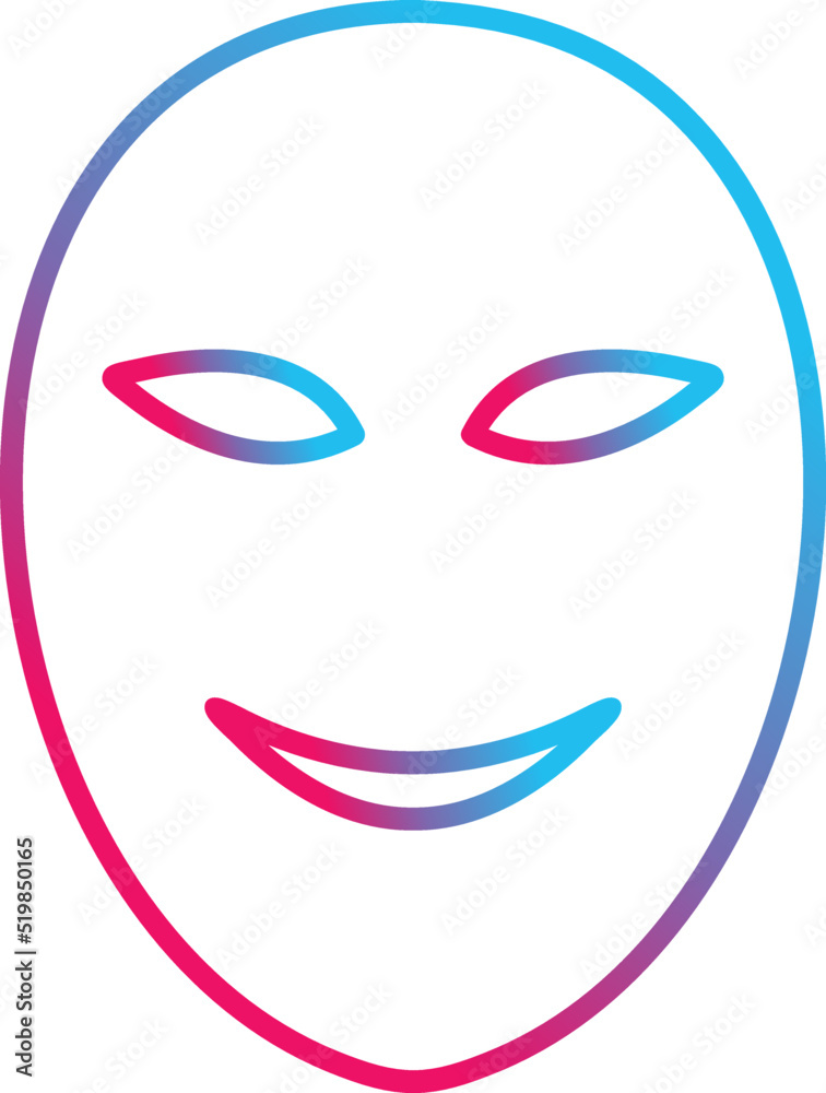 Ancient Face Mask Icon Ancient Face Mask Icon