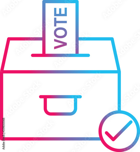 Going to cast vote Icon