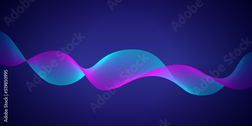 abstract smooth wave background design card template for birthday greeting wallpaper or poster fluid art ink style