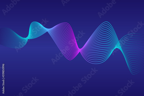 abstract smooth wave background design card template for birthday greeting wallpaper or poster fluid art ink style