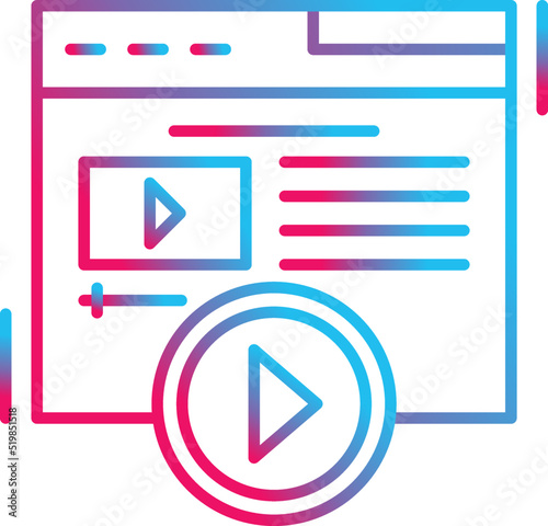 Video Content Icon