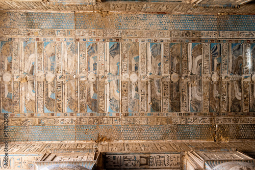 Temple of Dendera in Qena, Egypt