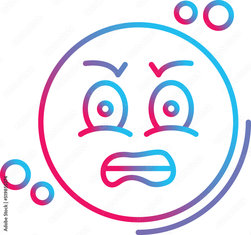 Obraz premium Angry Icon