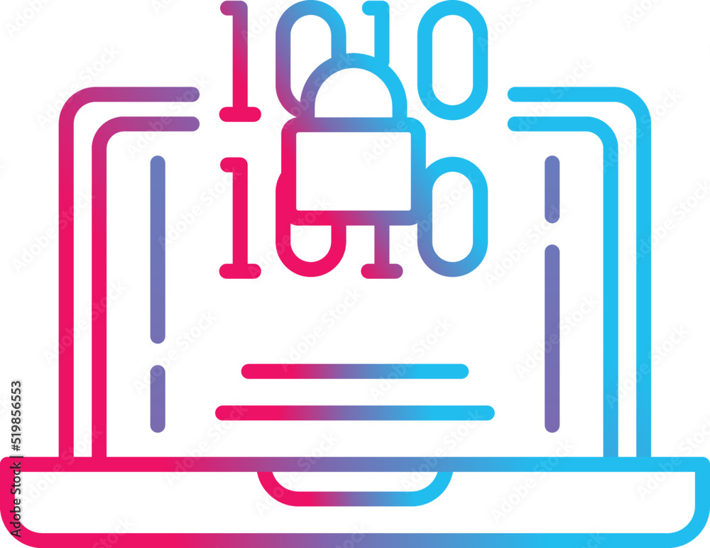 Fototapeta premium Encryption Icon