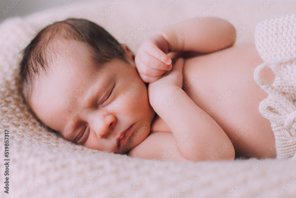 Sleeping newborn baby lifestyle . Sweet baby's dream. Sleeping newborn baby lifestyle . Sweet baby's dream.