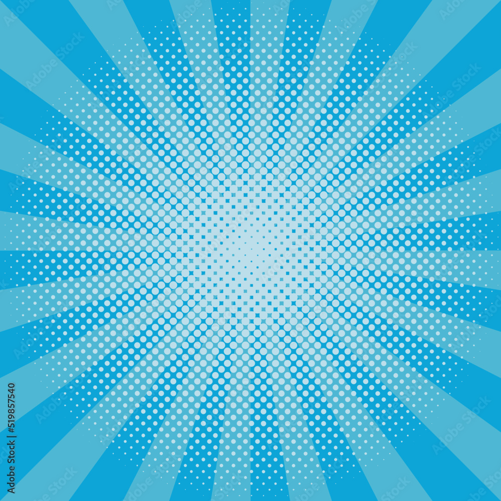 Winter snow round sunburst halftone blue pattern Winter snow round sunburst halftone blue pattern