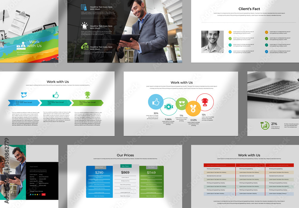 Presentation Layout Stock Template | Adobe Stock