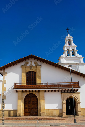 Parish of Our Lady of the Rosary or Church of the Renewal at the city of Chiquinquira in Colombia