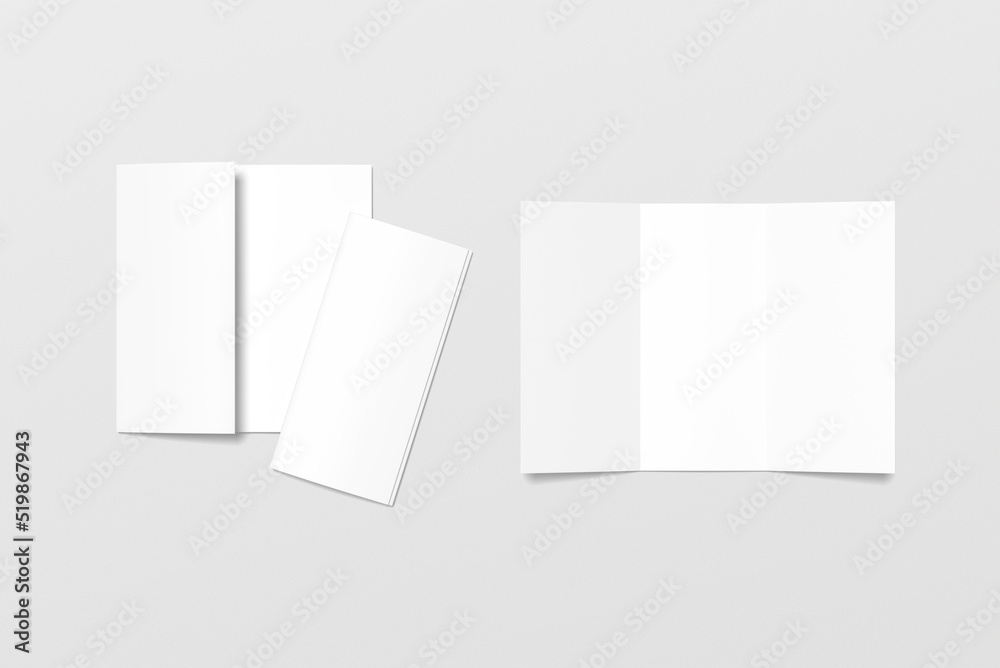 A4 Trifold Brochure Mockup A4 Trifold Brochure Mockup