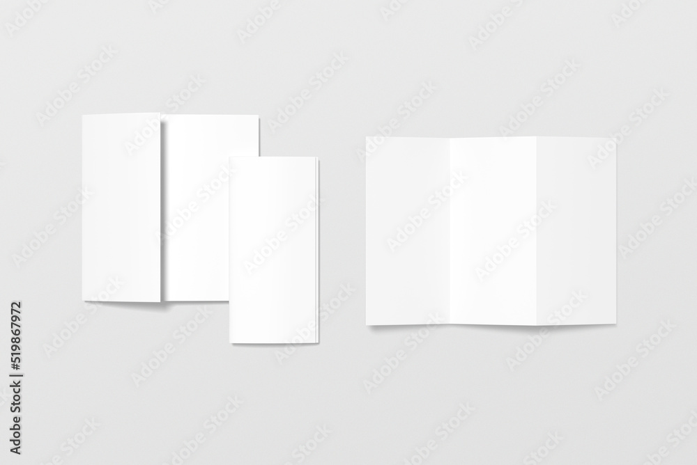 A4 Trifold Brochure Mockup A4 Trifold Brochure Mockup