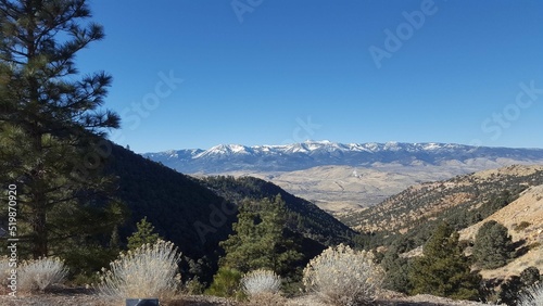 landscape with snow