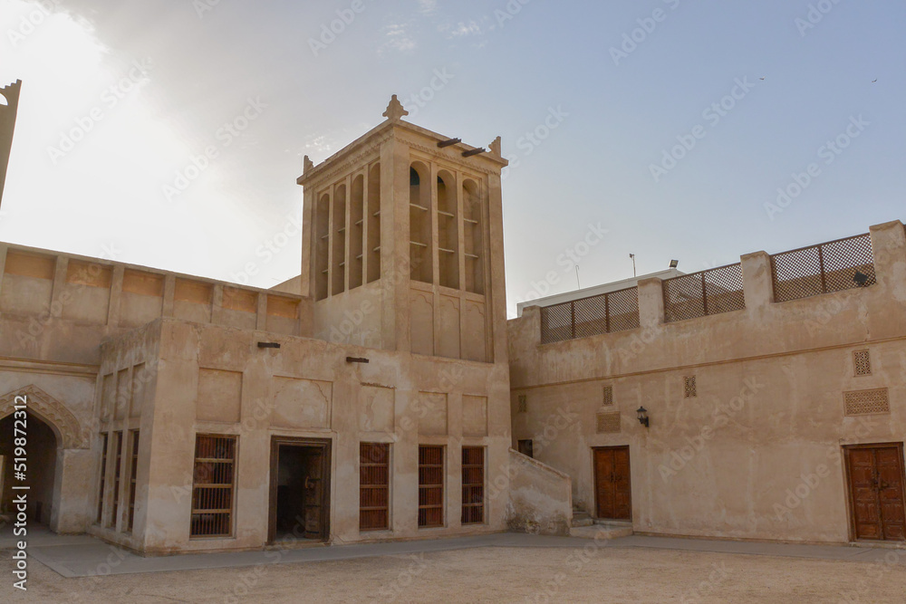 Exterior of Shaikh Isa bin Ali House in Al Muharraq, Bahrain