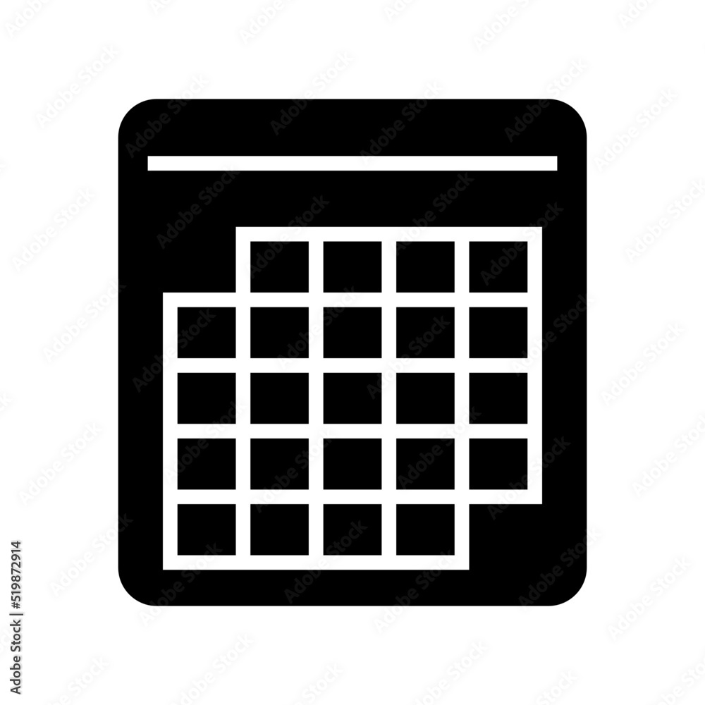 calendar icon or logo isolated sign symbol vector illustration - high quality black style vector icons
calendar icon or logo isolated sign symbol vector illustration - high quality black style vector icons