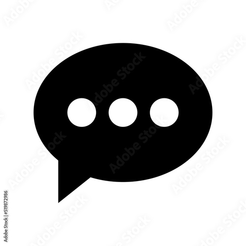 comment icon or logo isolated sign symbol vector illustration - high quality black style vector icons
