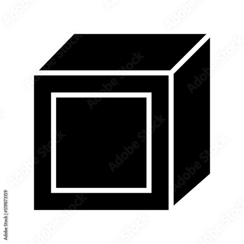 cube icon or logo isolated sign symbol vector illustration - high quality black style vector icons 