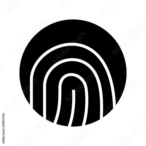 fingerprint icon or logo isolated sign symbol vector illustration - high quality black style vector icons
