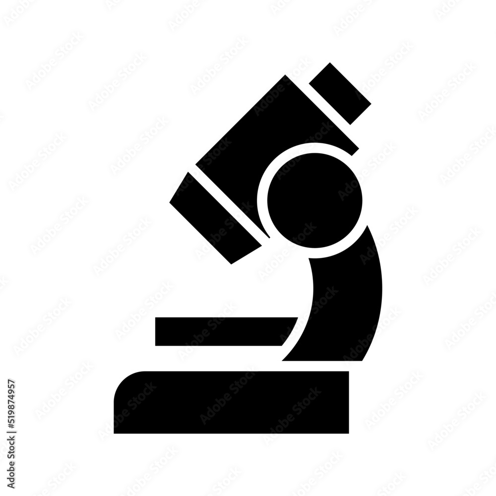 Obraz premium microscope icon or logo isolated sign symbol vector illustration - high quality black style vector icons