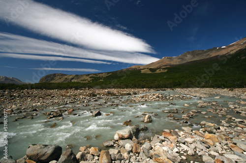 Hiking to Laguna Torre at El Chalten, Patagonia, Argentina