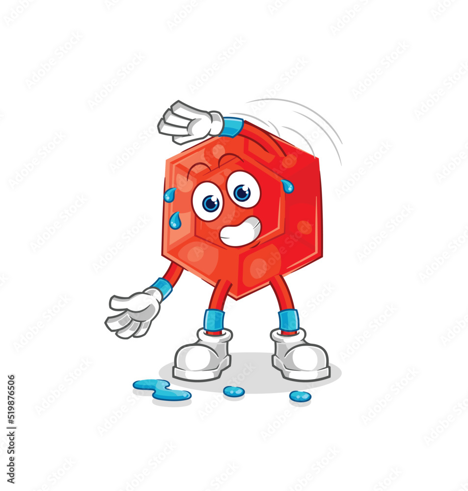 ruby stretching character. cartoon mascot vector ruby stretching character. cartoon mascot vector