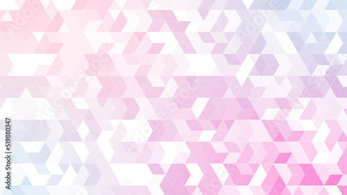 三角パターン背景素材，ピンクとレッドのグラデーション