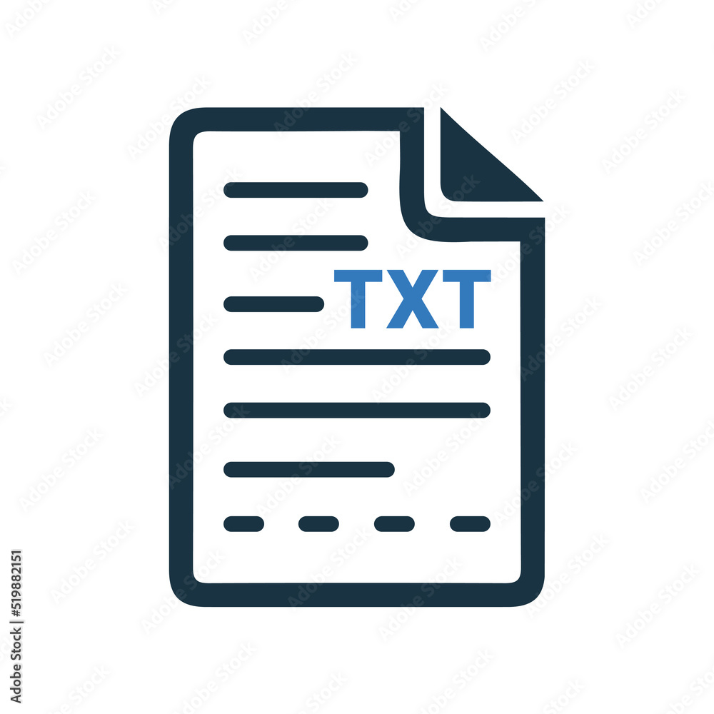 Document, text, format icon. Editable vector graphics. Document, text, format icon. Editable vector graphics.