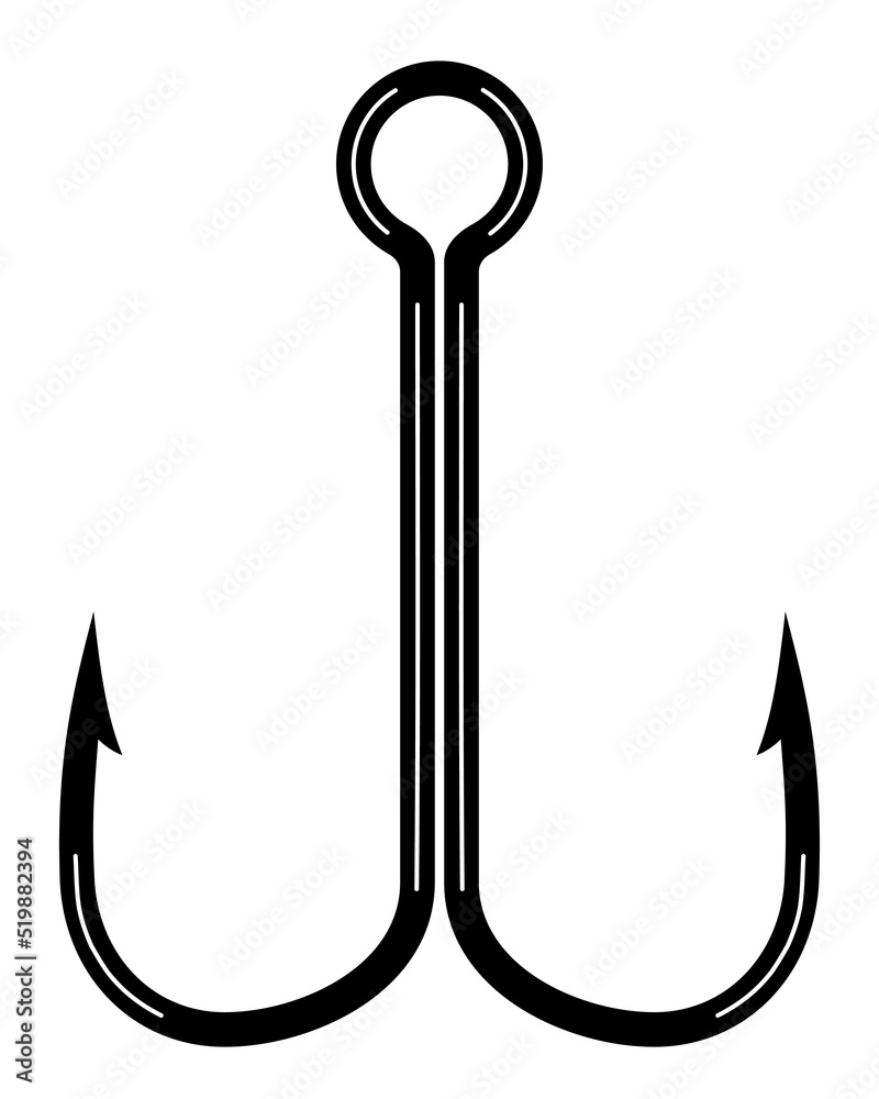 Fishing double hook Fishing double hook